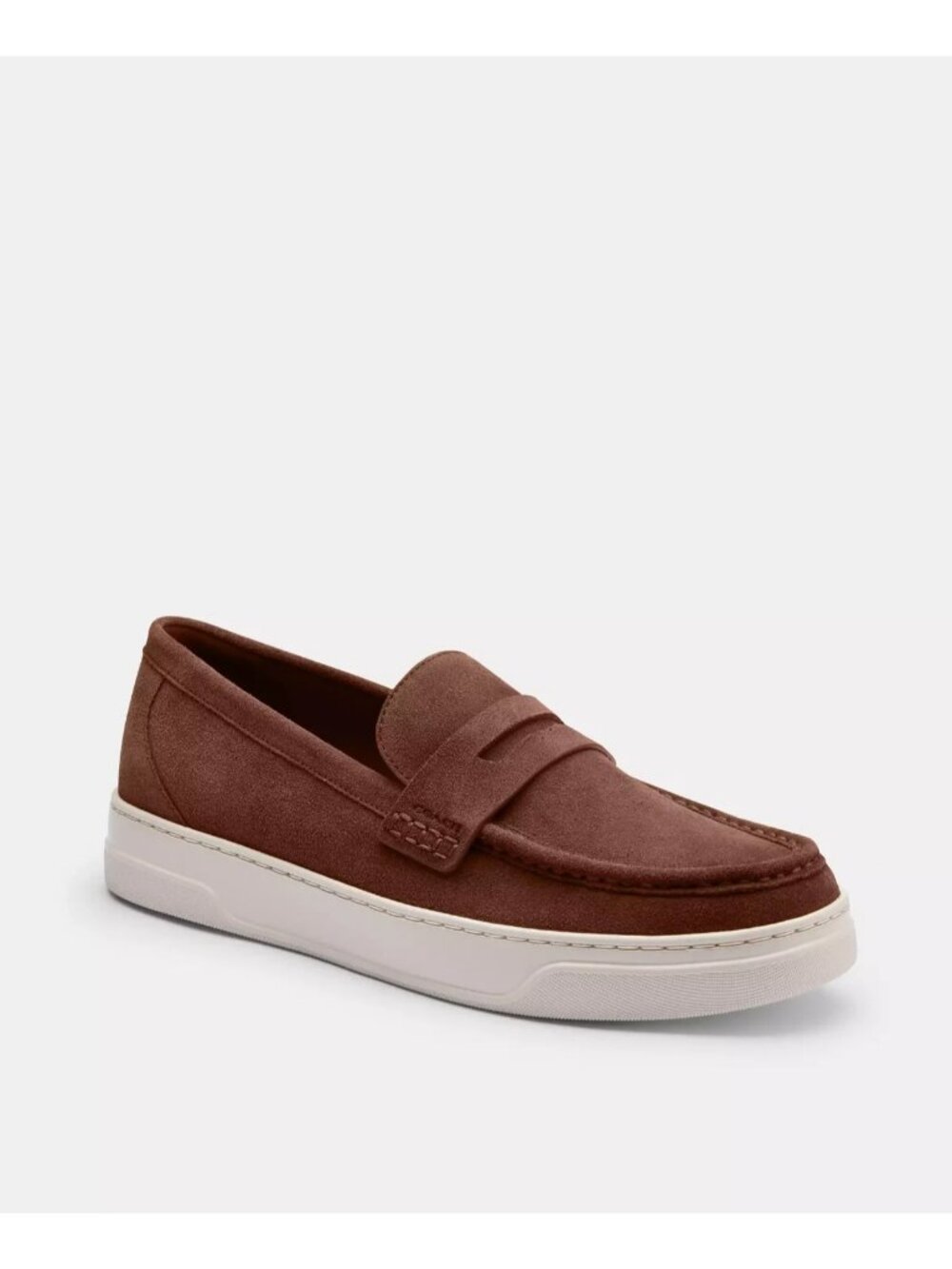 Coach Hybrid Loafer Men's Size 7D Saddle Suede Leather Slip On CAP36